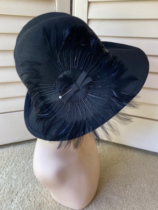 Lancaster Black Wool Felt Hat main image 4